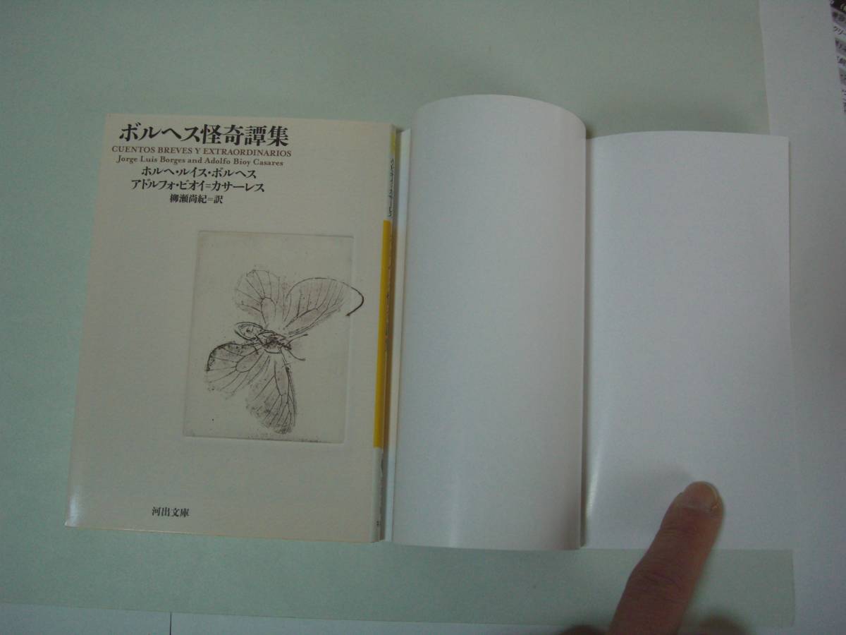 ボルヘス怪奇譚集　J・L・ボルヘス/A・ビオイ・カサーレス　柳瀬尚紀：訳　河出文庫　2019年12月10日　5刷_画像2