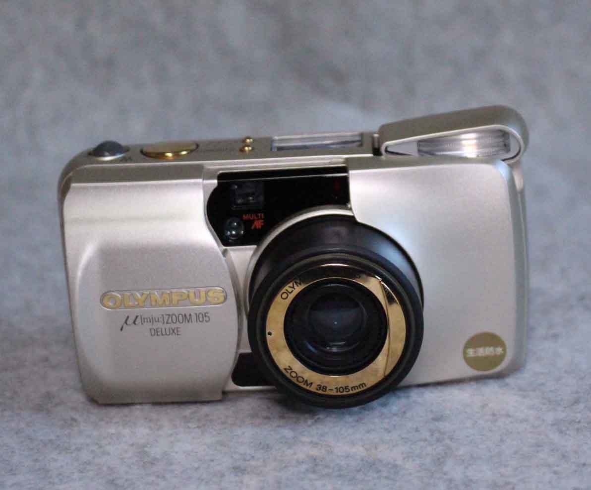 [eiA198]カメラ　オリンパス　ミュー ズーム 105 38-105mm デラックス OLYMPUS μ [mju:]ZOOM 105 DELUXE CAMERA _画像1