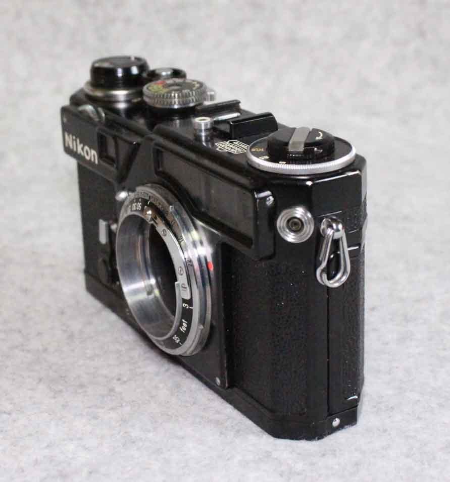[eiA261]カメラ Nikon SP　black body　ボディ ブラック　黒 ニコン 最高級機 レンジファインダー 日本光学　NIPPON KOGAKU TOKYO camera_画像4