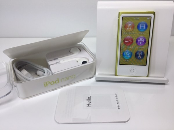 原文 122 33 1円 美品付属品完備 Apple Ipod Nano 第7世代16gb イエローmd476j A Bluetooth対応 即決送料無料 不收材積費日本轉運日本集運比buyee運費更便宜日本最低價轉運