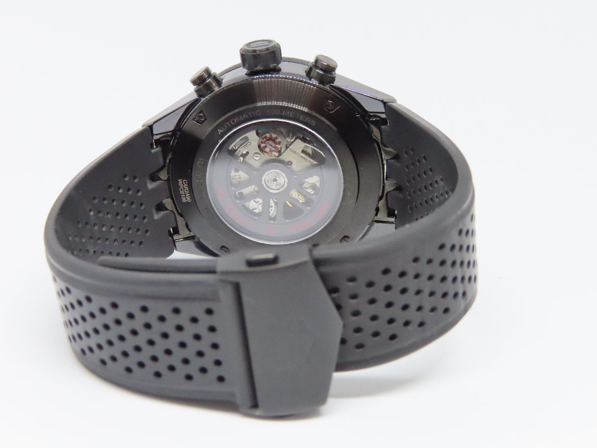 【美品】タグホイヤー カレラ キャリバー ホイヤー01 クロノグラフ CAR2A90.FT6071 メンズ腕時計 自動巻き_画像3