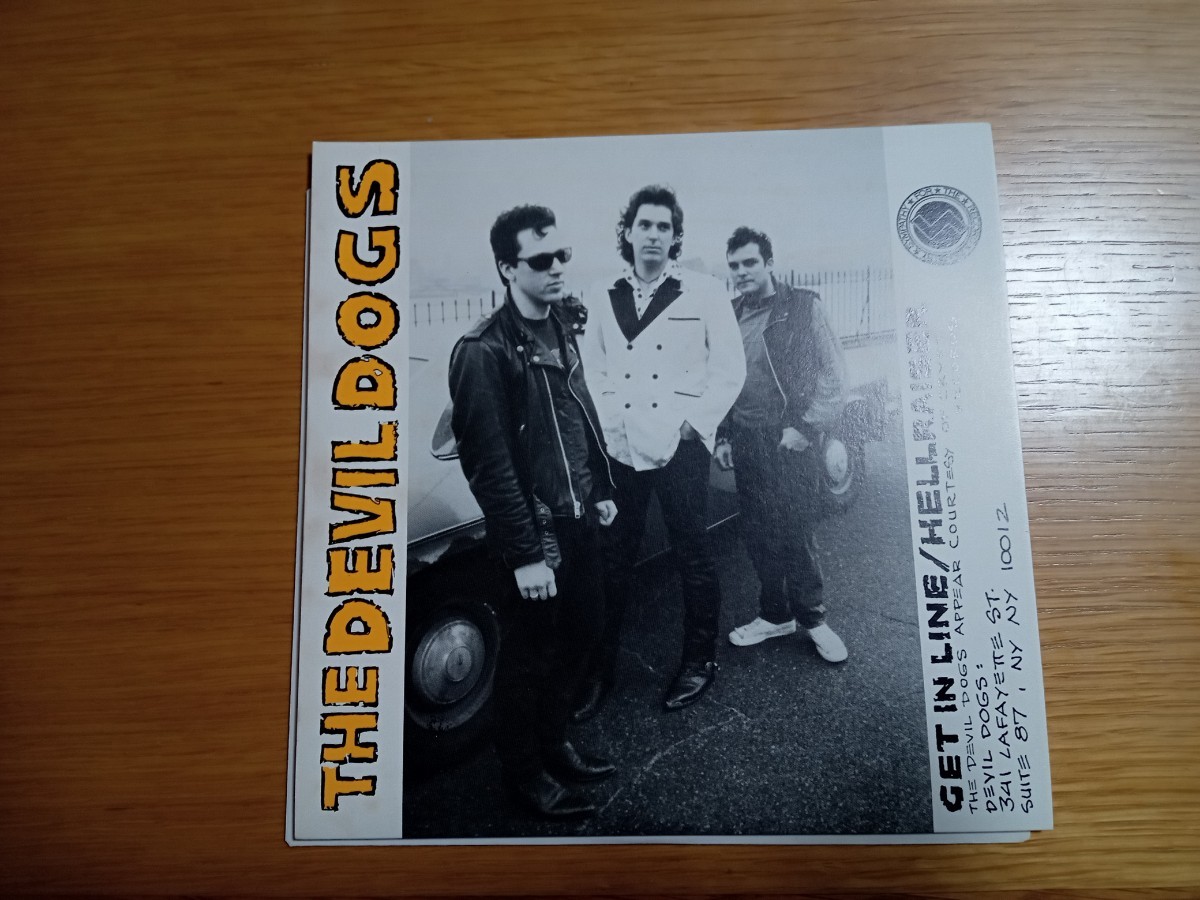 THE DEVILDOGS / F T W synpathy record ザ デビルドックス ７インチレコード パンク ガレージ ロックンロール punk EPの画像2