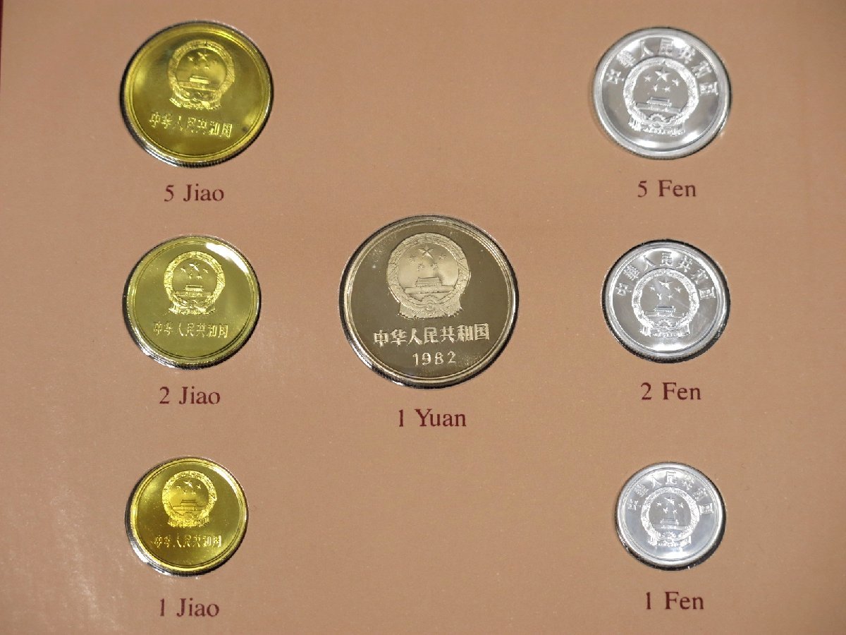 COIN SETS OF ALL NATIONS 中華人民共和国 1982年 プルーフ コインセット 解説書付 世界の国々のコインセット 中国 フランクリンミント 705_画像2