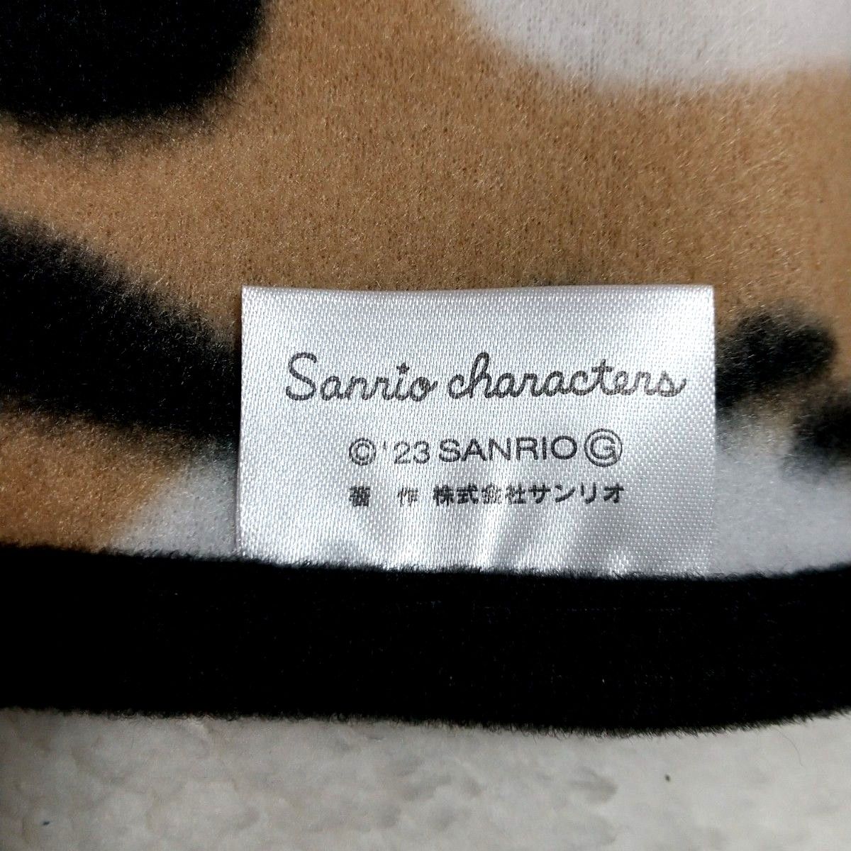 未使用 サンリオキャラクターフリースブランケットブラウン 洋服の青山 限定非売品
