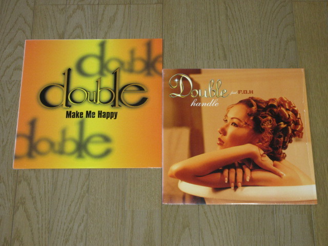 DOUBLE feat F.O.H/2枚（12inch）セット/HANDLE/ダブル/MAKE ME HAPPY_画像1