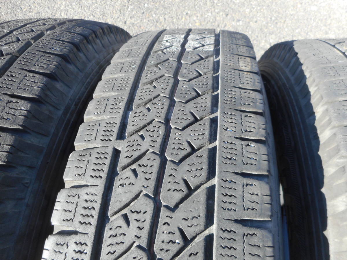 155/80R14 155/80-14 88/86N LT BRIDGESTONE ブリジストン ブリヂストン BLIZZAK ブリザック VL1 2019年製 5～6分山 スタッドレスタイヤ_画像4