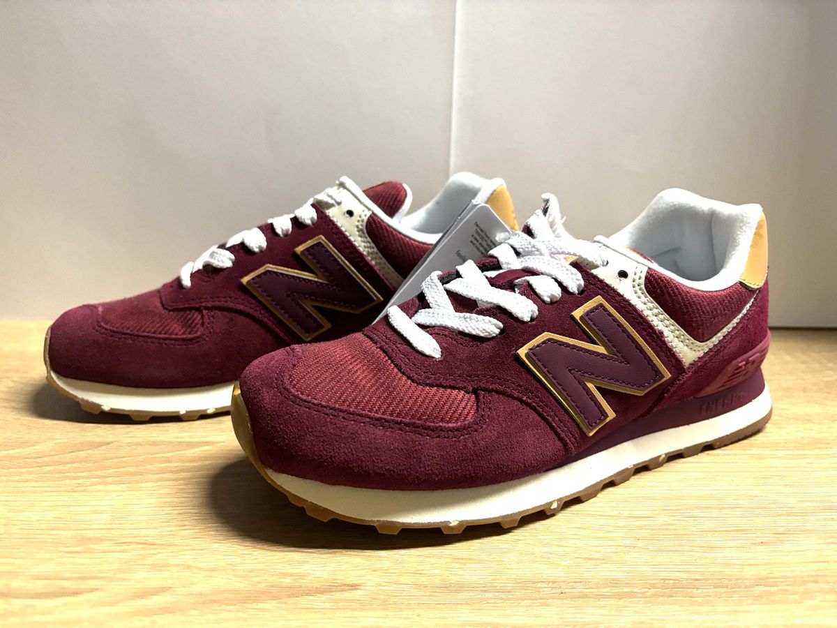 未使用 ニューバランス ML574AD2 D Rレッド(赤) 23.5cm new balance