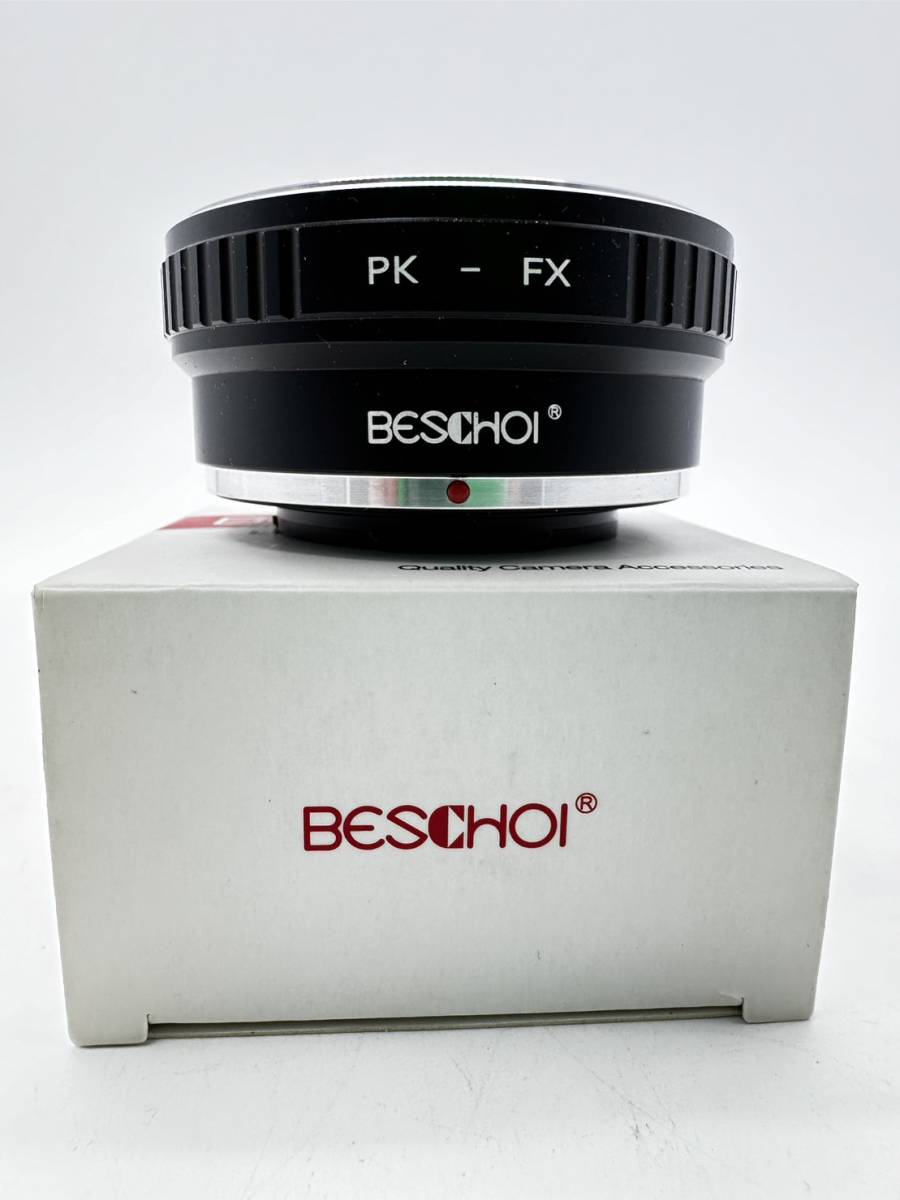 H3180 BESCHOI マウントアダプター PK-FX Pentax ペンタックス-FUJIFILM FX 富士フィルムXマウントボディ用レンズアダプター の画像1