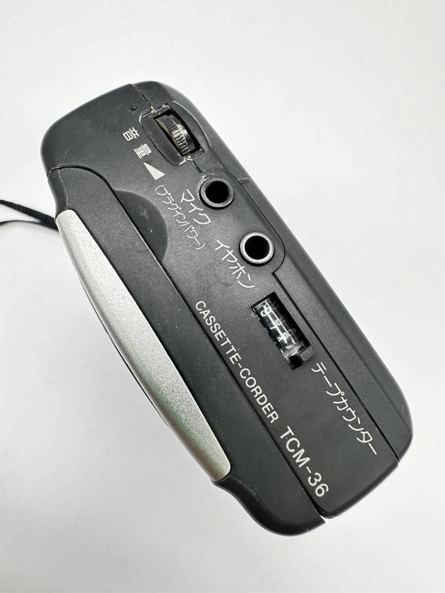 H3143 1円スタート SONY カセットテープレコーダー はっきりボイス機能 TCM-36の画像3