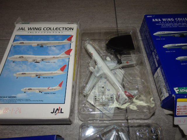F-TOYS ANA JAL ウイング コレクション まとめて ボーイング 767-300 747-400 世界のエアライン エアバス 380 4機セット G6976_画像2