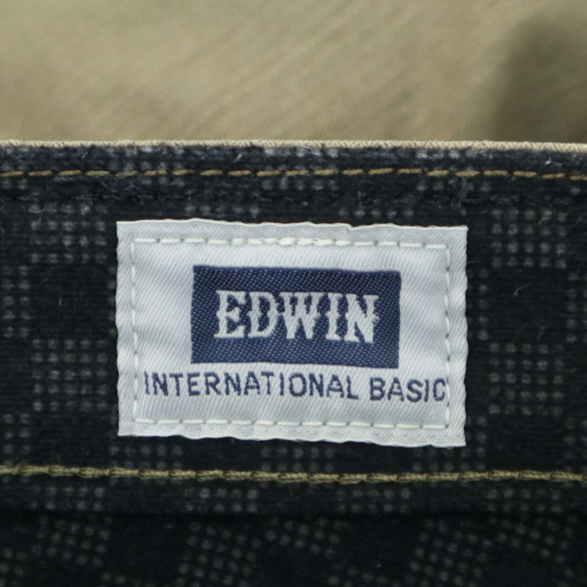 EDWIN エドウィン E43WFS 秋冬 WILD FIRE 防風★ 裏起毛 ストレッチ ヘリンボン デニム パンツ Sz.29　メンズ 日本製 バイク　A3B05641_C#Q_画像10