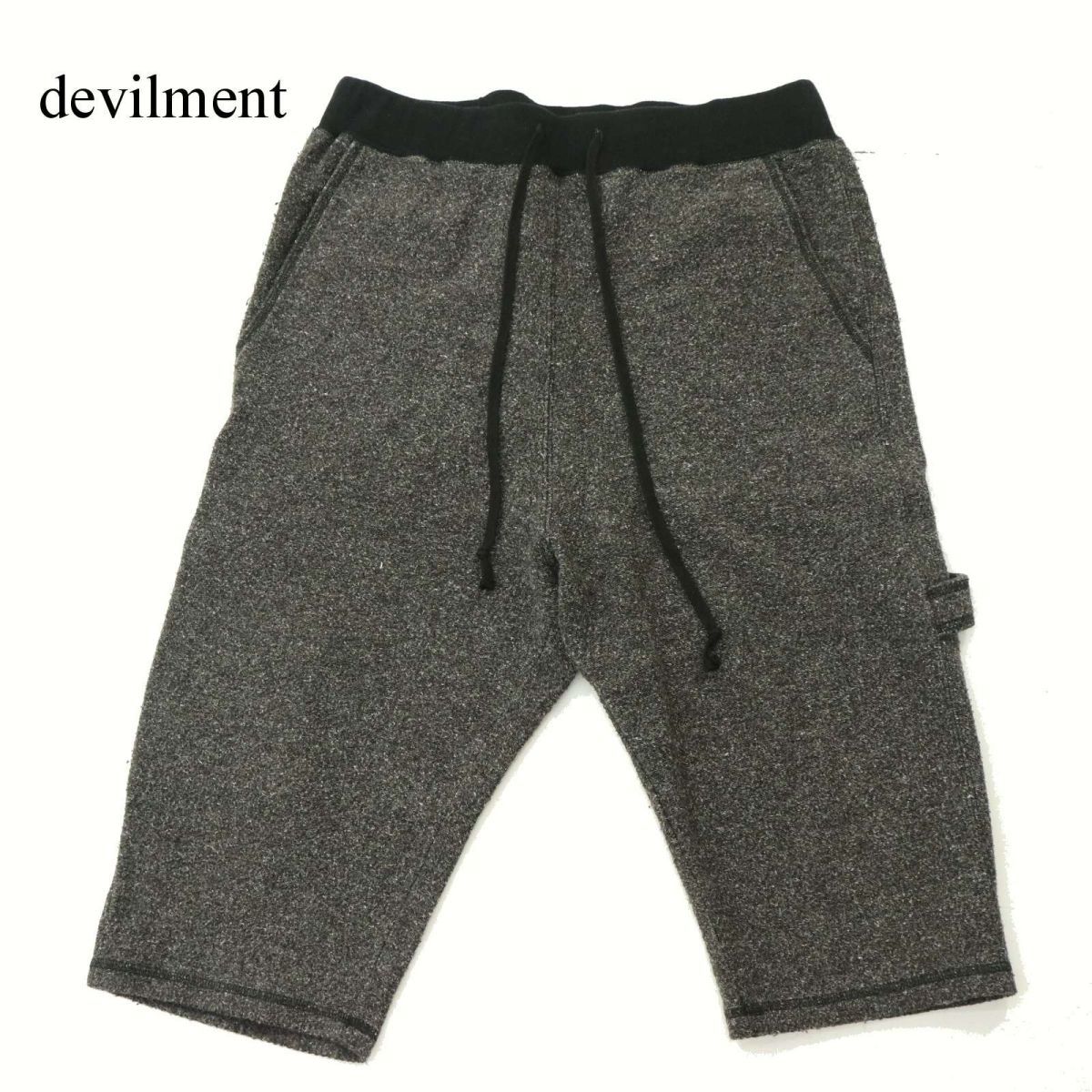 devilment moon eiji De Ville men to autumn winter cloth * Easy pe Inter monkey L shorts Sz.1 men's gray made in Japan A3B05702_C#Q