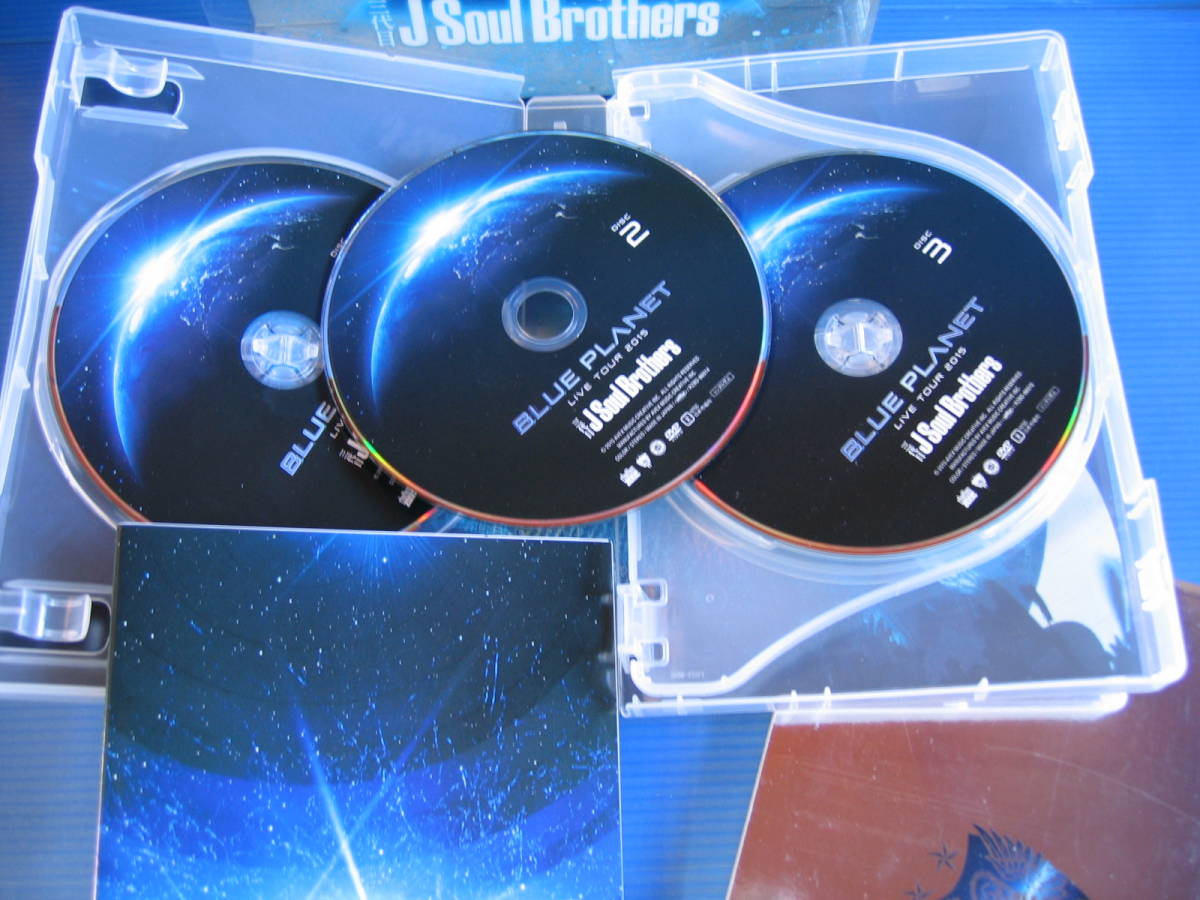 DVD■特価処分■三代目 J Soul Brothers LIVE TOUR 2015 「BLUE PLANET」 (3枚組+フォトブック)(初回生産限定盤)■No.7042_画像2