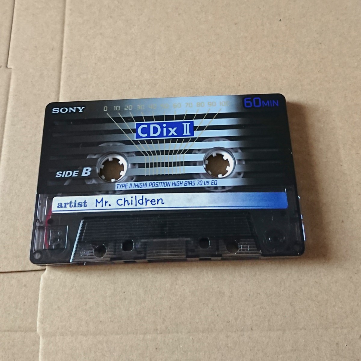 SONY ソニー カセットテープ HIGH POSITION ハイポジション テープ CDixⅡ60×1本 ツメ有り 中古品 _画像3