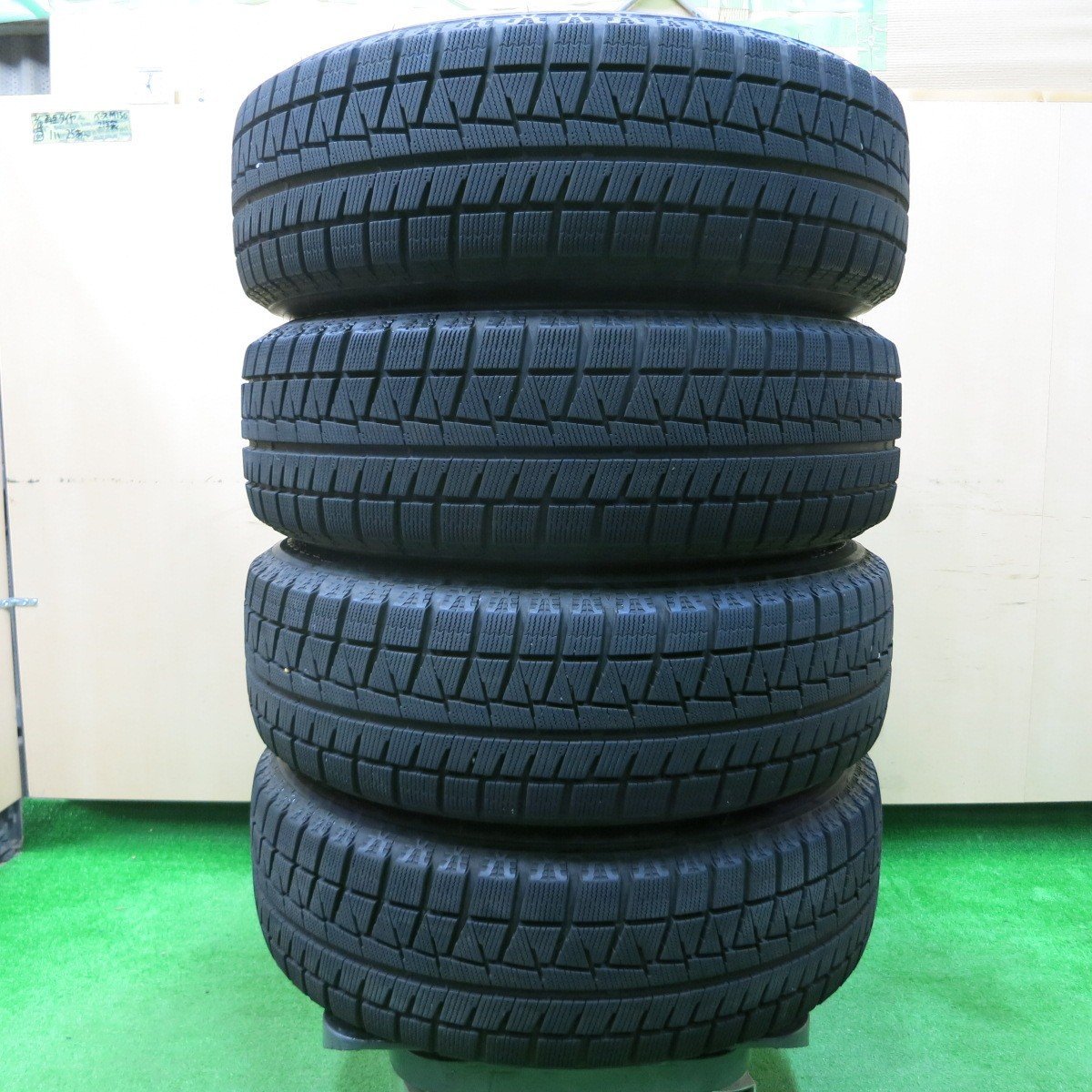 *送料無料*バリ溝！20年！9分★スタッドレス 215/65R16 ブリヂストン アイスパートナー2 JOKER weds ジョーカー PCD114.3/5H★3112707イス_画像5