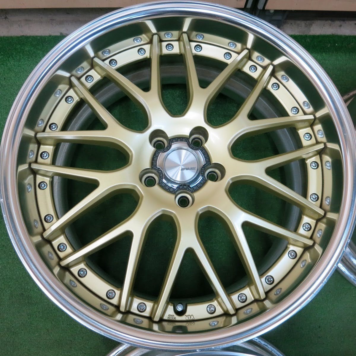 [送料無料]キレイ★WORK Lanvec LM1 20インチ ホイール 20×8.5J 20×9.5J ワーク ランベック PCD114.3/5H★3092601ヒホの画像3