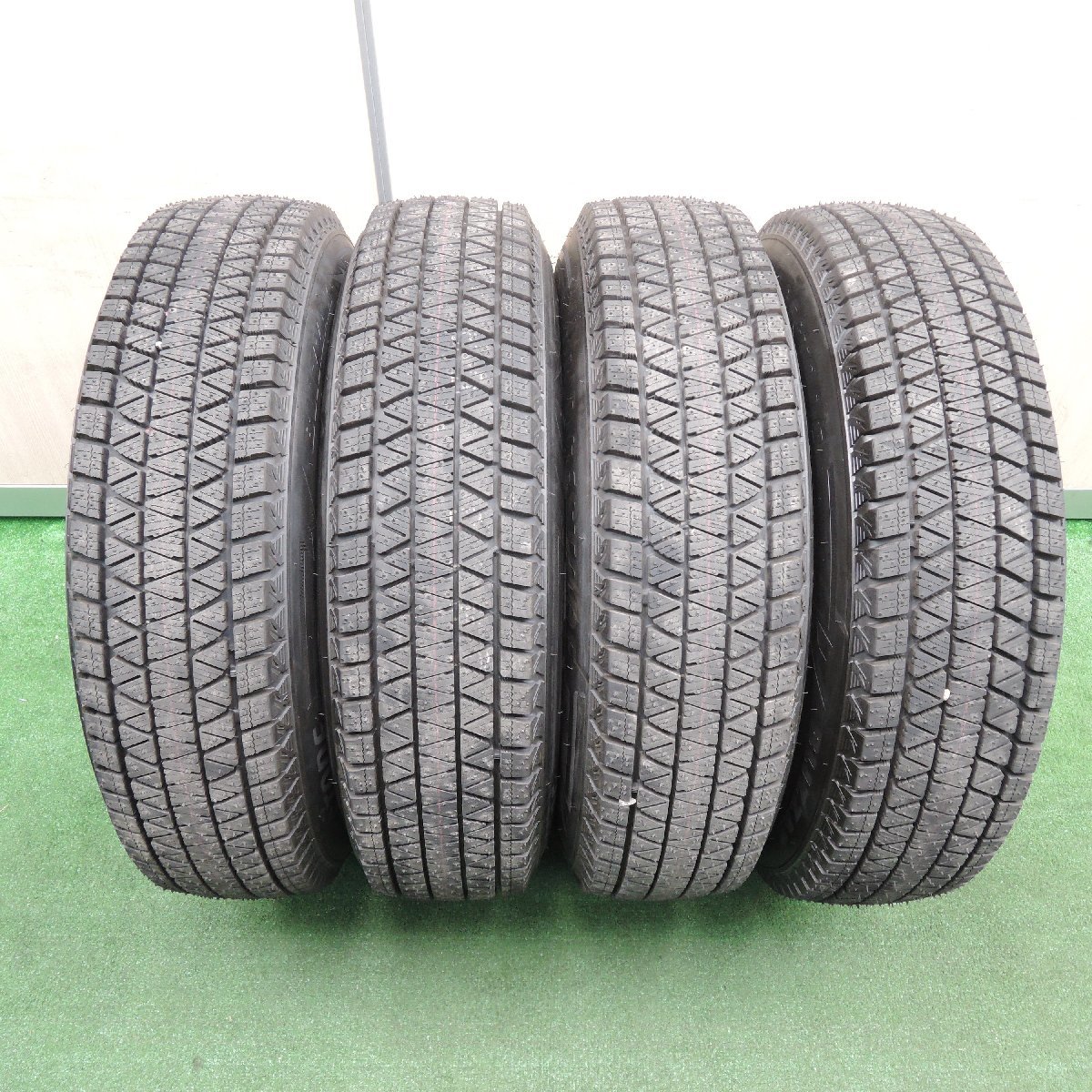 *送料無料*超バリ溝 21年 綺麗 ほぼ10分★ジムニー等 175/80R16 スタッドレス ブリヂストン DM-V3 社外 アルミ PCD139.7/5H★3121305TNス_画像5