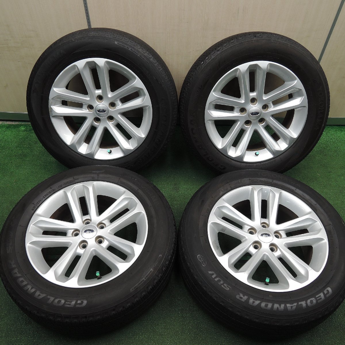 *送料無料*バリ溝！8.5分★フォード エクスプローラー 純正 245/60R18 ヨコハマ ジオランダー SUV 18インチ PCD114.3/5H★3121007HAノ_画像1