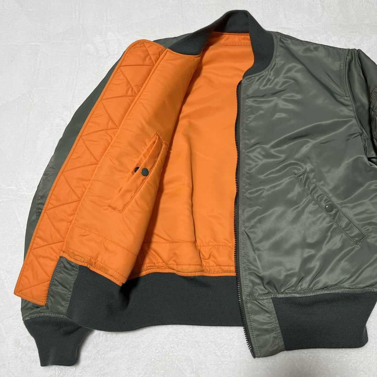 【極美品】希少 ALPHA INDUSTRIES 1968年復刻モデル MA-1_画像4