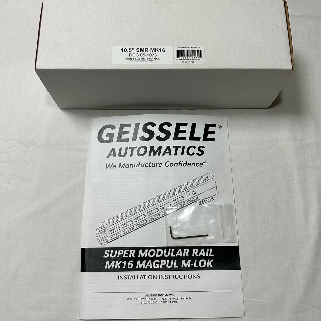 実物 geissele 10.5 SMR MK16 DDC 未使用箱入り AR15 M4A1 URGI SOPMOD トレポン PTW GBB MWS WA ガイズル ガイズリー_画像8