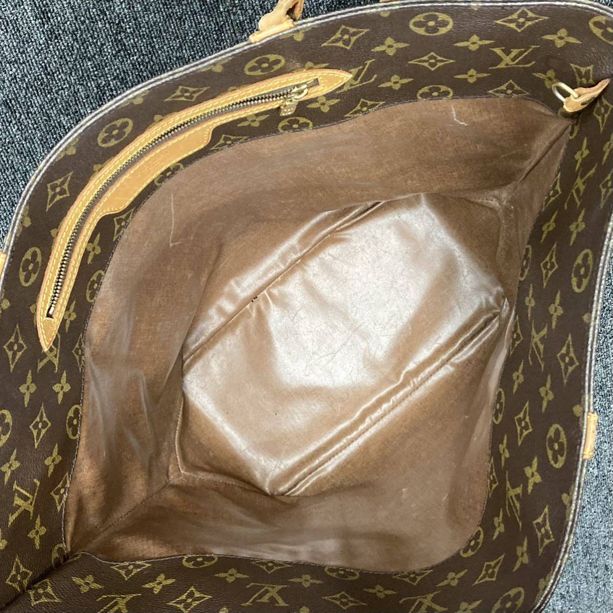 ★1円スタート★LOUISVUITTON ルイヴィトン モノグラム M51108 サックショッピング トートバッグ シリアルNO1902 ショルダーバッグ_画像8