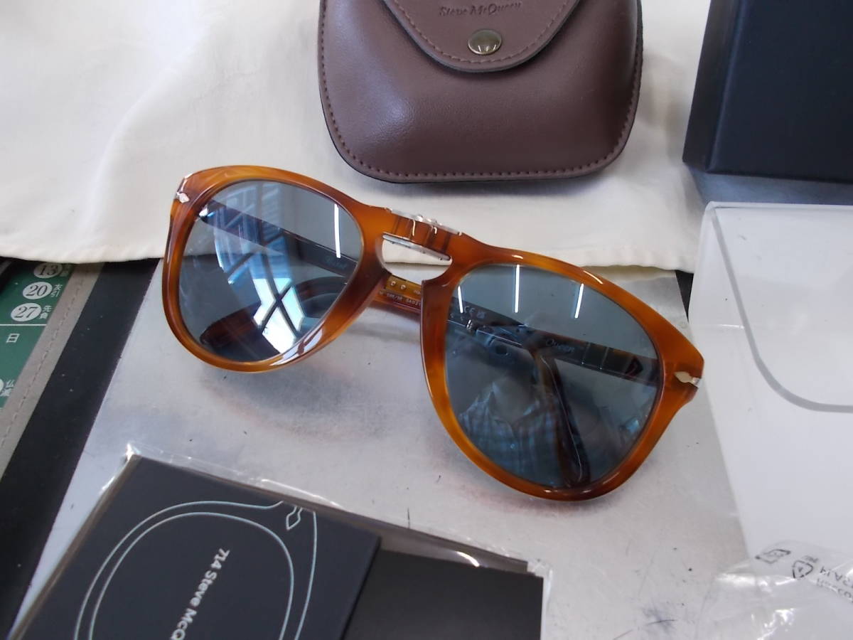 ペルソール Persol スティーヴ・マックィーン STEVE MCQUEEN ティアドロップ Folding 折り畳み サングラス PO0714SM-096/56-54size お洒落