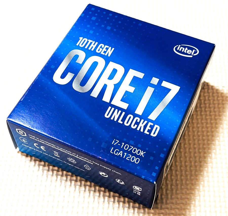 Intel Core i7 10700K 3.8GHz 8コア16スレッド CometLake LGA1200 動作確認済 _画像1