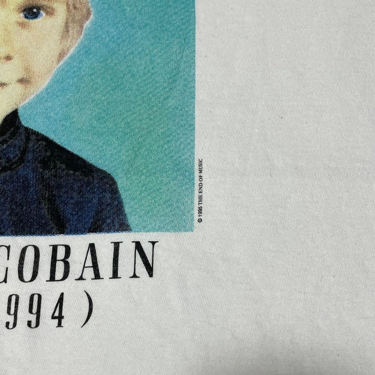 90s NIRVANA Kurt Cobain カートコバーン 幼少期 Tシャツ Lサイズ_画像3