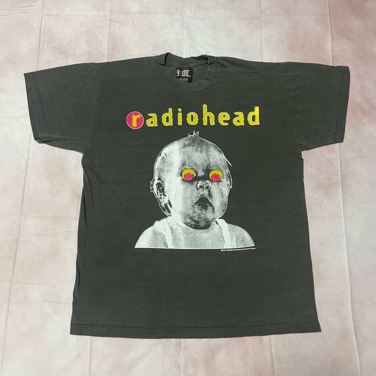 90s Radiohead レディオヘッド Pablo Honey bio Tシャツ XLサイズ_画像1