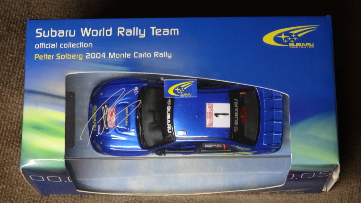 1/43　IMPREZA　インプレッサ　スバル　WRC　2004年モンテカルロ　Ｎｏ.1　ｐ.ソルベルグ　リミテッドエディション_画像7
