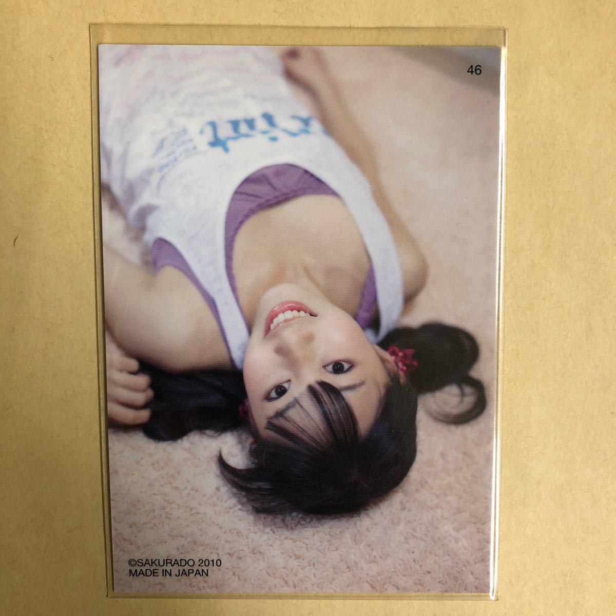 AKB48 藤江れいな 2010 さくら堂 トレカ アイドル グラビア カード 46 タレント トレーディングカード NMB48の画像2