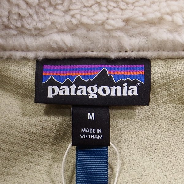 未使用品 Patagonia Classic Retro X Jacket Natural M パタゴニア クラシックレトロジャケット ナチュラル_画像6