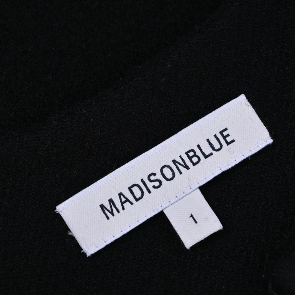 MADISONBLUE шерсть li балка длинный жилет 1 черный Madison голубой KL4BKSCK11