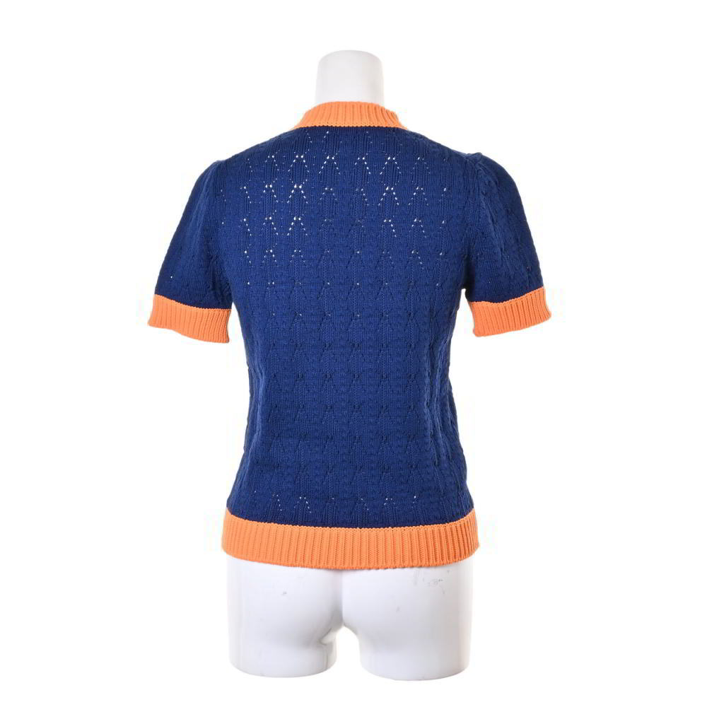  beautiful goods PRADA with logo cotton . short sleeves knitted 36 blue Prada KL4BU2QA29