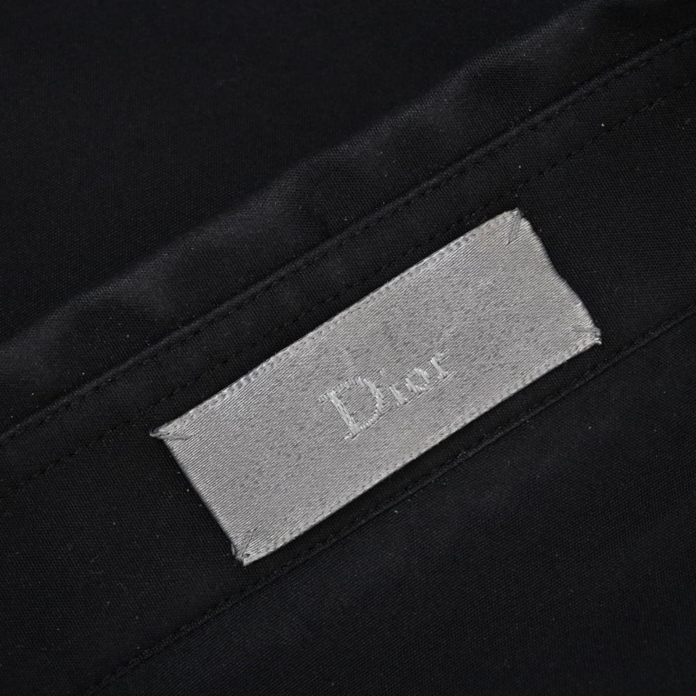 Dior HOMME ステープラー ラペル装飾 比翼 ドレスシャツ 39 ブラック ディオールオム KL4BU2BK21_画像8