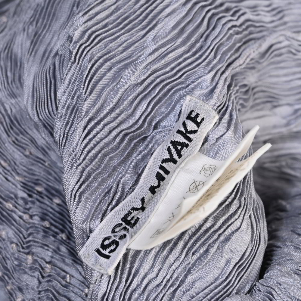 ISSEY MIYAKE PO プリーツ ブラウス 2 グレー イッセイミヤケ KL4BKHU212_画像8