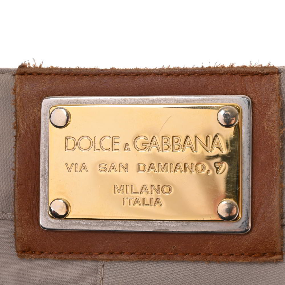 美品 DOLCE&GABBANA ストレッチ ジョッパーズパンツ 36 ベージュ ドルチェアンドガッバーナ KL4BULPL20_画像7