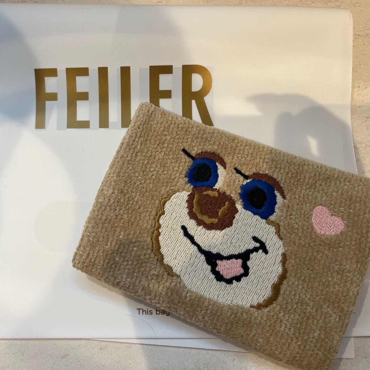 新品未使用】フェイラーFEILER ドアップテディガール ティッシュ 新品未使用】フェイラーFEILER ドアップテディガール ティッシュ