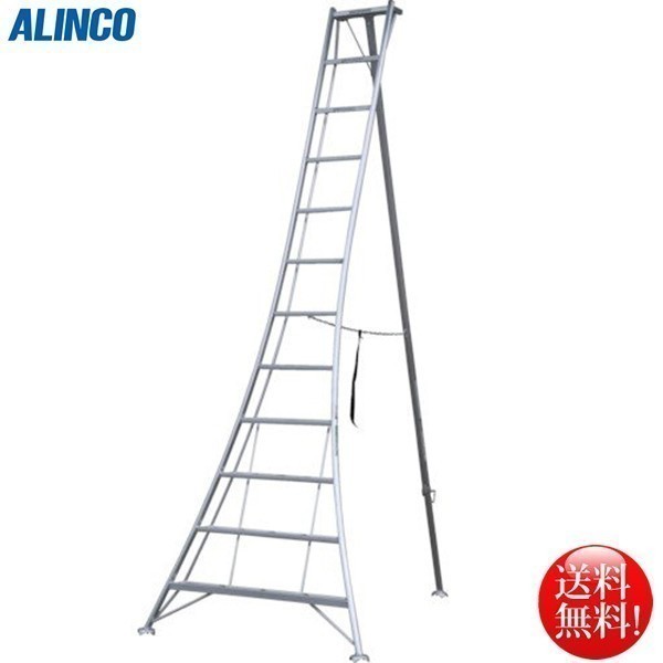 アルインコ ALINCO オールアルミ製三脚脚立3.69m 11段 KWX360