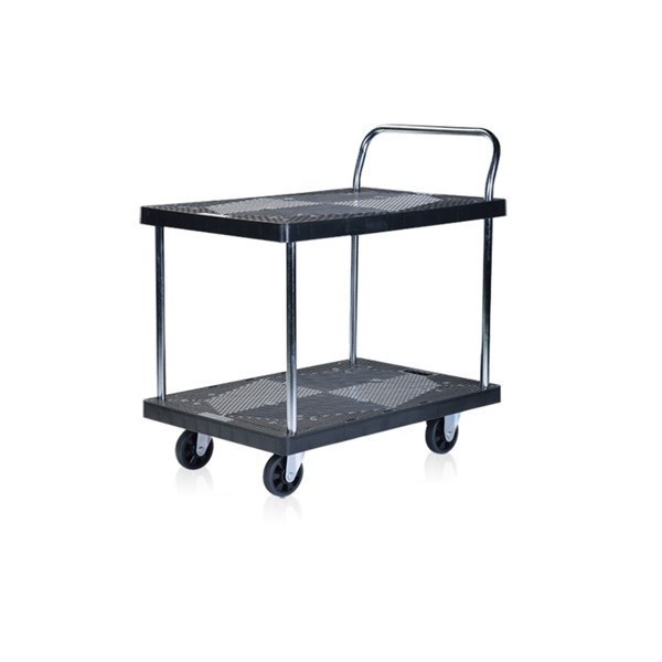 静音タイプ 樹脂2段台車 MKTREND MGKBO0012 最大積載荷重300kg