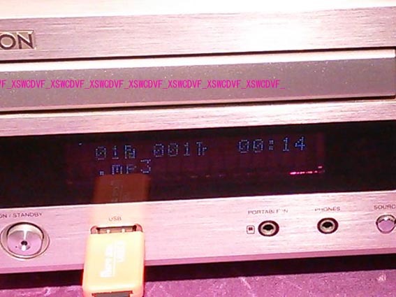 DENON RCD-M37 CD RECEIVER ジャンク(故障)_画像2