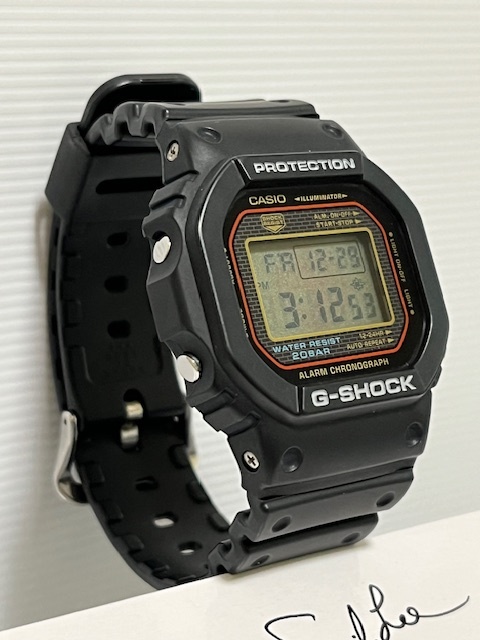 CASIO G-SHOCK DW-5000SL スパイクリー コラボ腕時計　スクリューバック_画像3