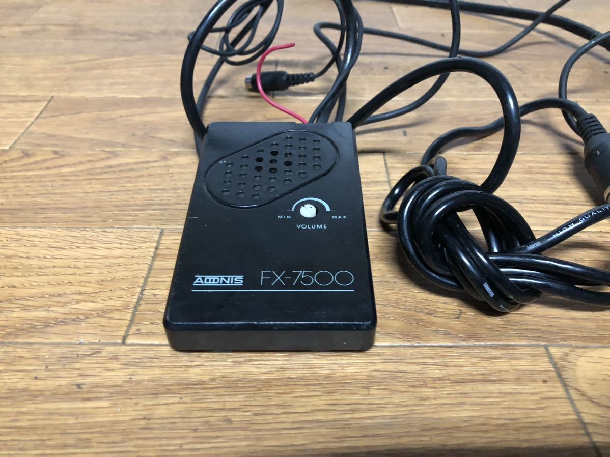 ADONIS　FX-7500　スイッチボックス＆コントロールボックス　アドニス マイク付き_画像2