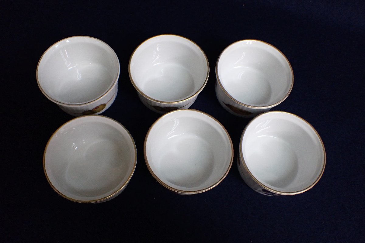 ★120140 ROYAL WORCESTER ロイヤルウースター Evesham イブシャム ココット 六点 まとめて ★_画像9