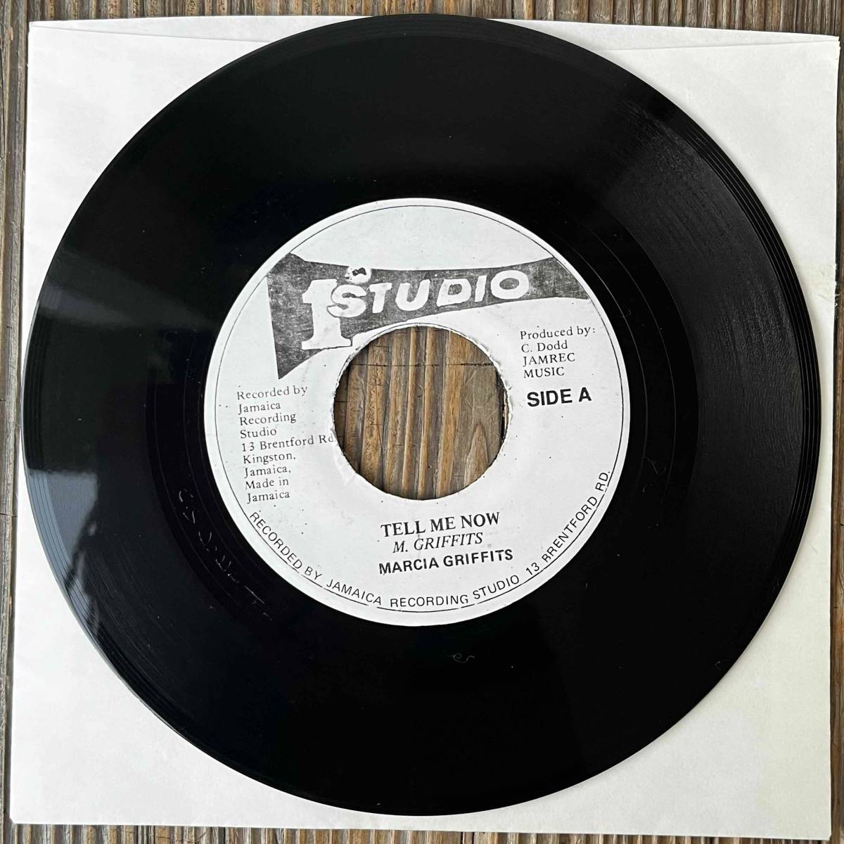 ★基本!【Marcia Griffiths - Tell Me Now / Alton Ellis, Zoot Simms & The Soul Vendors - Whipping The Prince】7inch Studio One JA Re_画像2