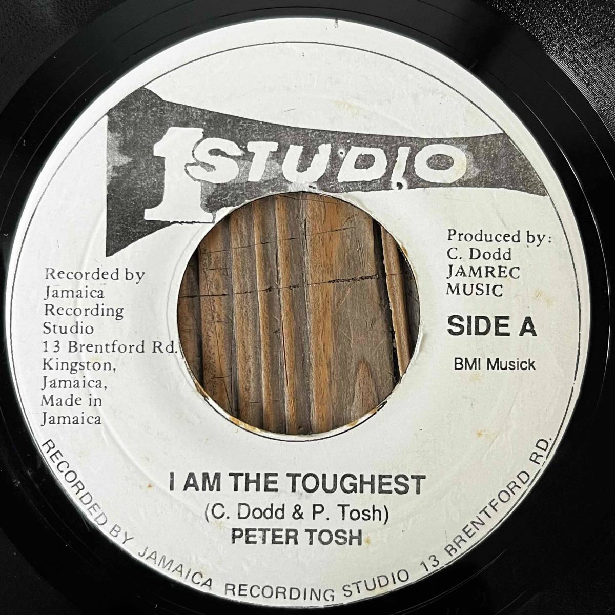 ★Rude Boy Anthem！スタワン・クラシックス！【Peter Tosh - I Am The Toughest】新品7inch Studio One JA Repressの画像1