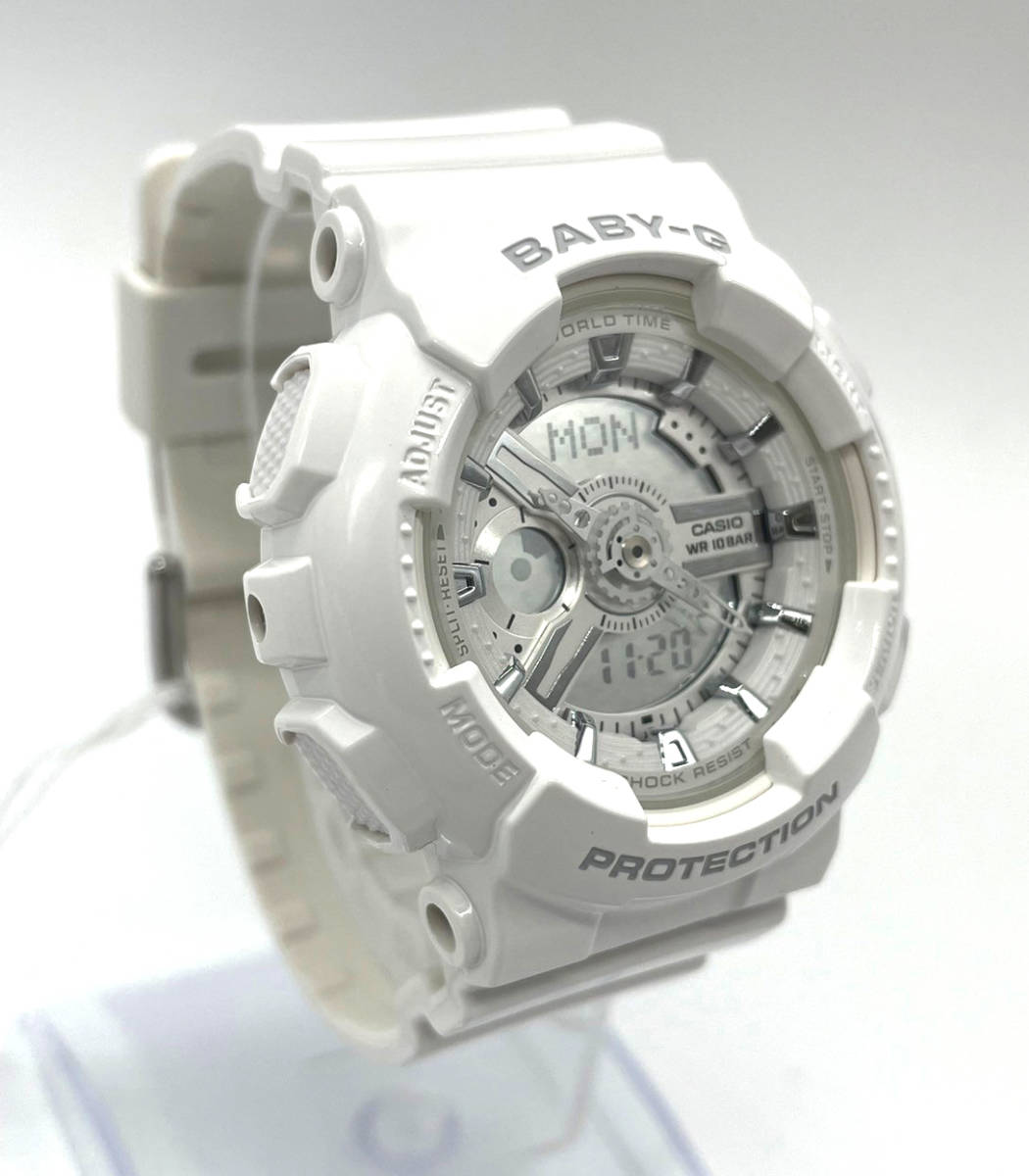 1円スタート【 CASIO / カシオ 】 ★ 未使用新品！★ G-SHOCK ジーショック ★ BA-110X-7A3JF ★ ワールドタイム ★ 稼働品 ★ レディース_画像2