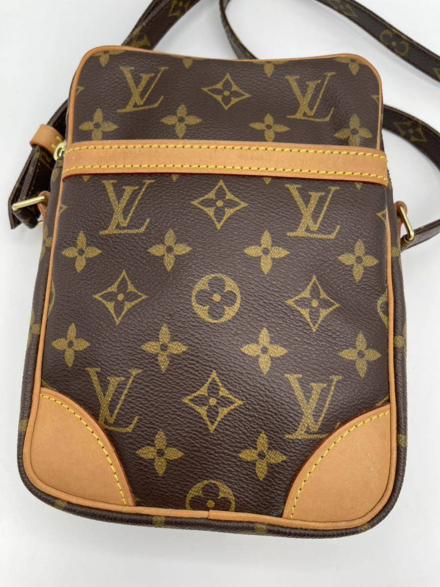 美品 LOUIS VUITTON ルイヴィトン M45266 モノグラム ダヌーブ ショルダーバッグ ポシェット 鞄 SL0091_画像2