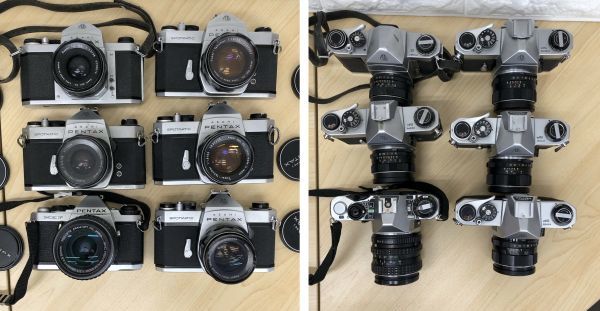 Canon PENTAX Nikon minolta RICOH FUJI Kowa KONICA 一眼レフフィルムカメラ 動作未確認 まとめて 大量 中古 fah 12S210_画像5