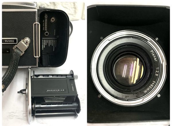 HASSELBLAD ハッセルブラッド 500C 中判 フィルムカメラ L型グリップ 取扱説明書(英語版、日本語版) 動作未確認 fah 12S080_画像8